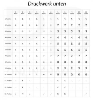 Preview: Druckwerk unten